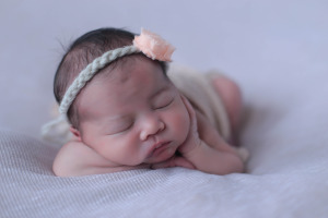 Adelay newborn posed